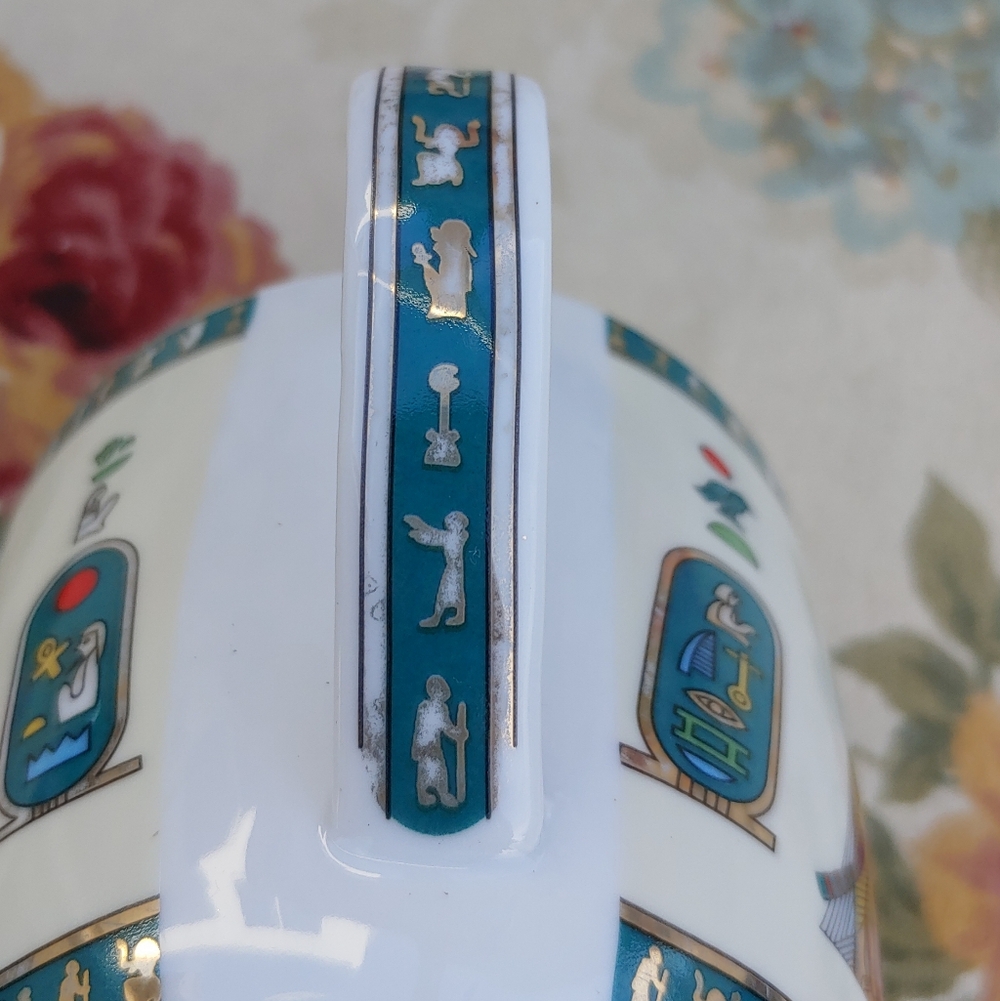 Fathi Mahmoud Vintage Limoges Sculpture Egyptian Art Porcelain Mug - Picture 15 of 17